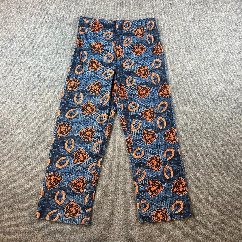 NFL Chicago Bears Youth Pajama Pants Boys 10/12 Lounge Cozy Sleepwear